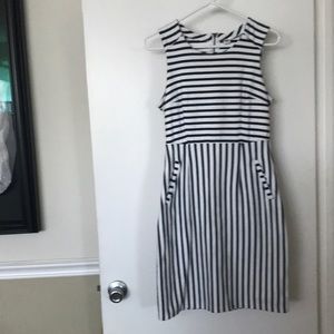 Old Navy Navy & White Dress